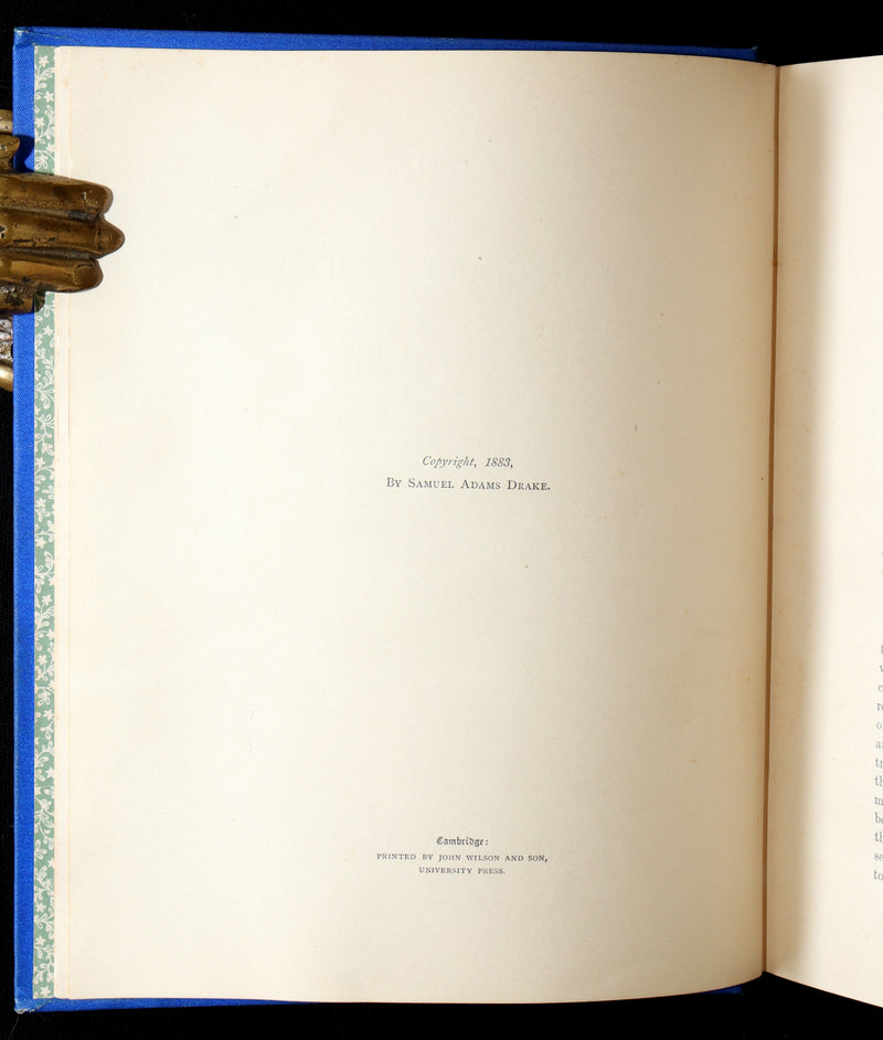 1884 Rare First Edition - New England Legends and Folk Lore by S.A. Drake
