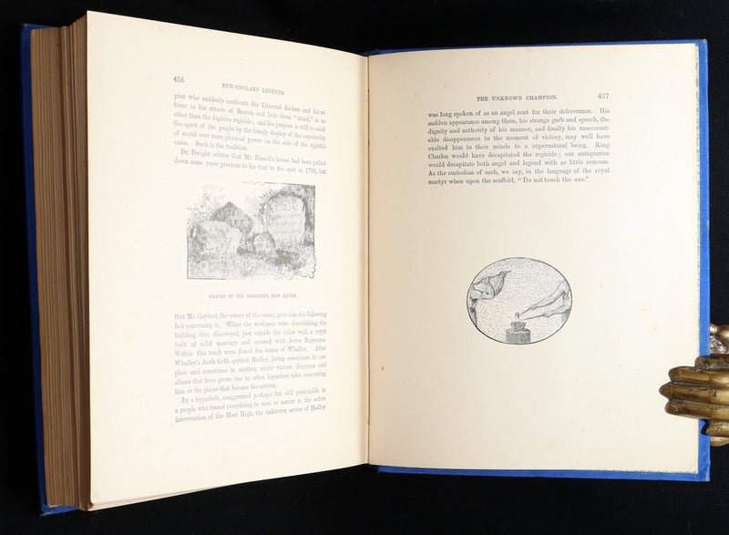 1884 Rare First Edition - New England Legends and Folk Lore by S.A. Drake