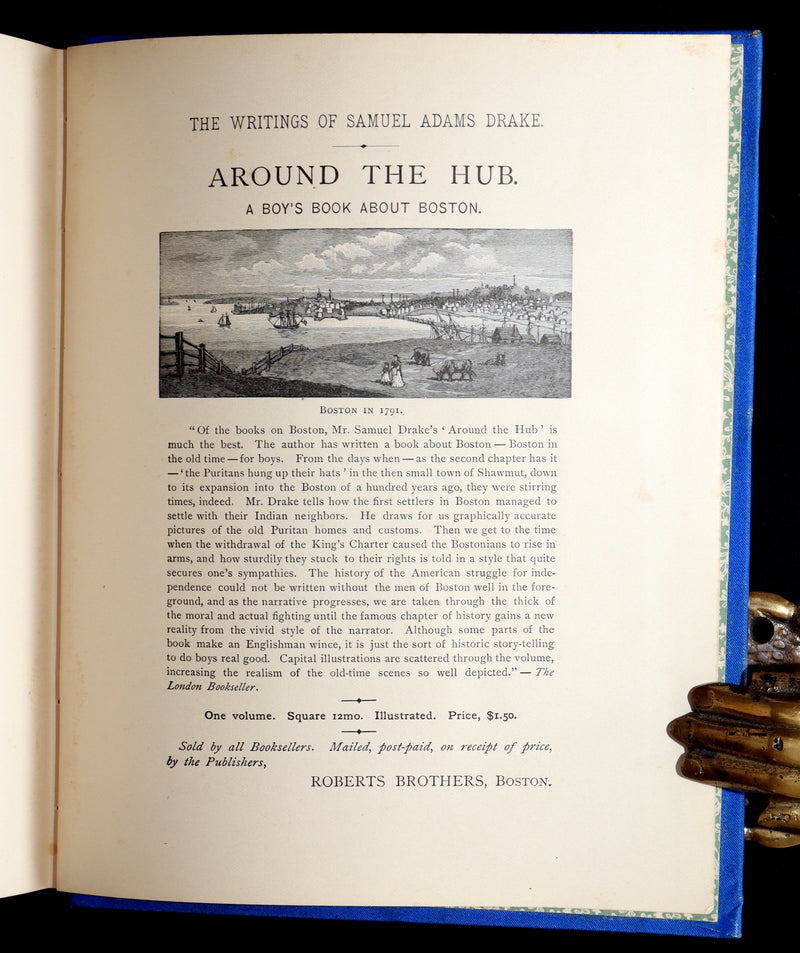 1884 Rare First Edition - New England Legends and Folk Lore by S.A. Drake