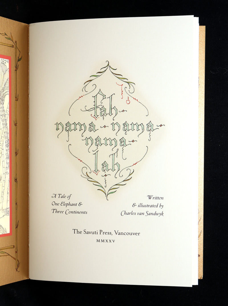 2025 Scarce Book by van Sandwyk - Fah-nama-nama-nama-lah. A Tale of One Elephant