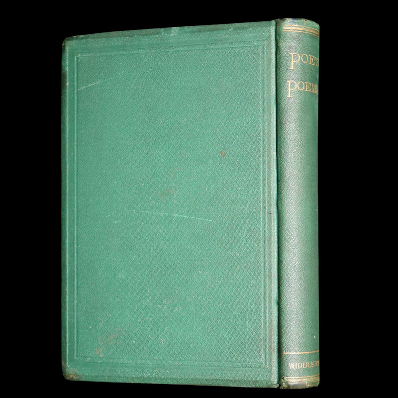1866 Rare Book - Poems by Edgar Allan Poe. Complete with an Original Memoir