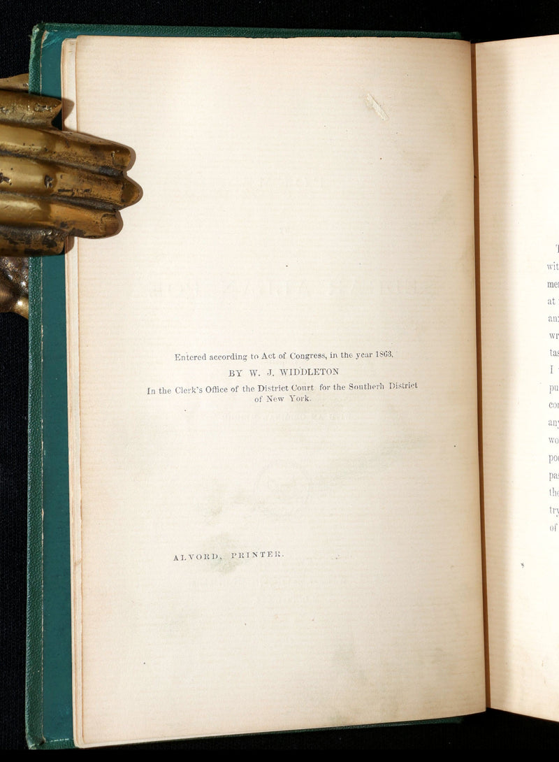 1866 Rare Book - Poems by Edgar Allan Poe. Complete with an Original Memoir