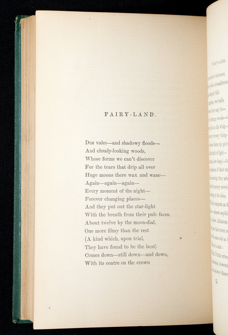 1866 Rare Book - Poems by Edgar Allan Poe. Complete with an Original Memoir