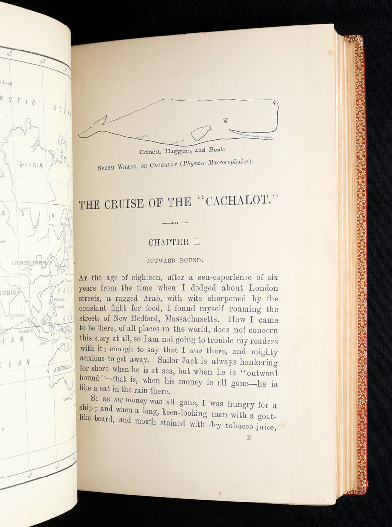 1898 First Edition - The Cruise of the Cachalot Round the World After Whales