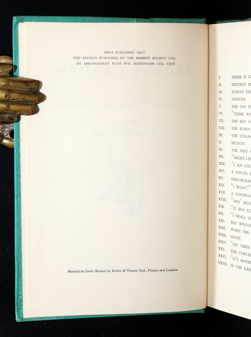 1956 First Illustrated Edition by Shepard - The Secret Garden by F.H. Burnett