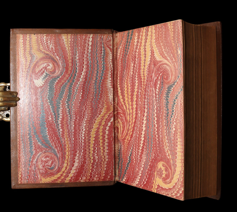 1856 Rare Book in Exquisite Binding - The Works of Lord Byron, Poems Illustrated