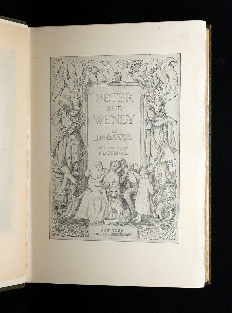 1911 Rare Peter Pan First Edition - Peter and Wendy by James Matthew Barrie