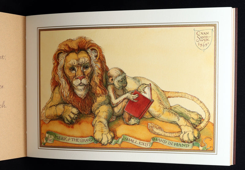 2021 Rare book - Animal Wisdom written and illustrated by Charles van Sandwyk