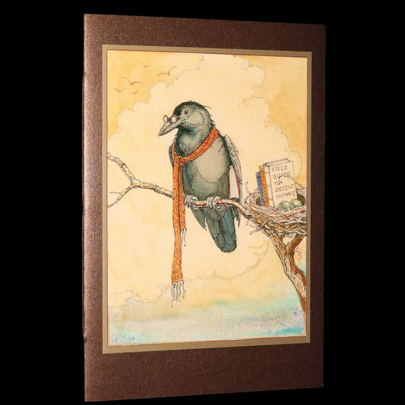 2018 Scarce Triptych - Splendid Crow Field Guide to Decent Humans by van Sandwyk