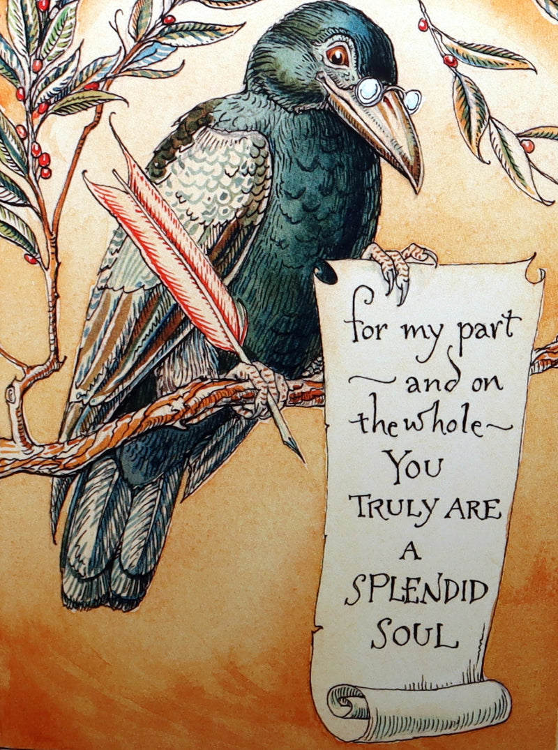 2018 Scarce Triptych - Splendid Crow Field Guide to Decent Humans by van Sandwyk