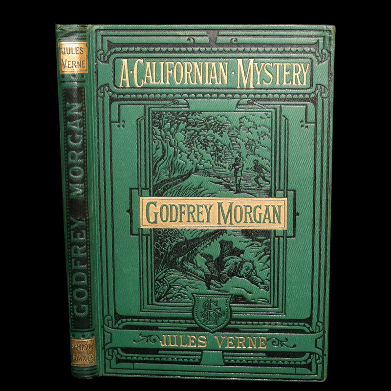 1885 Rare Book - Godfrey Morgan: A Californian Mystery by Jules Verne