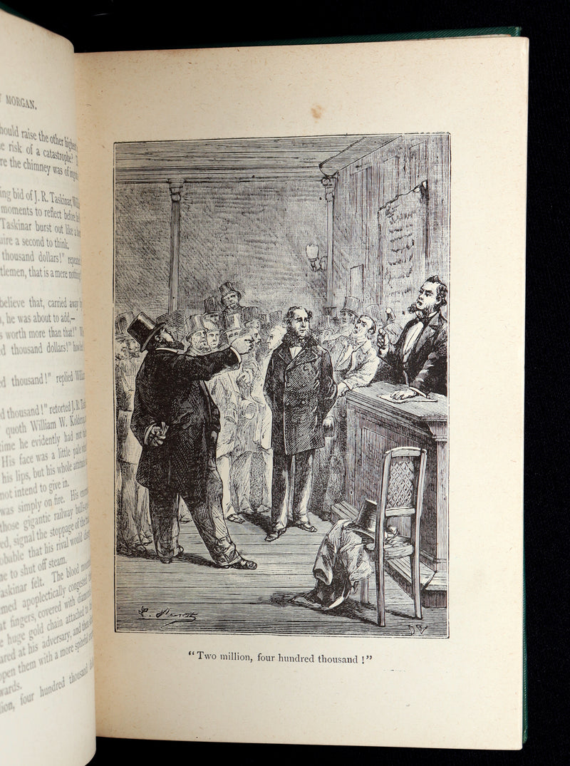 1885 Rare Book - Godfrey Morgan: A Californian Mystery by Jules Verne