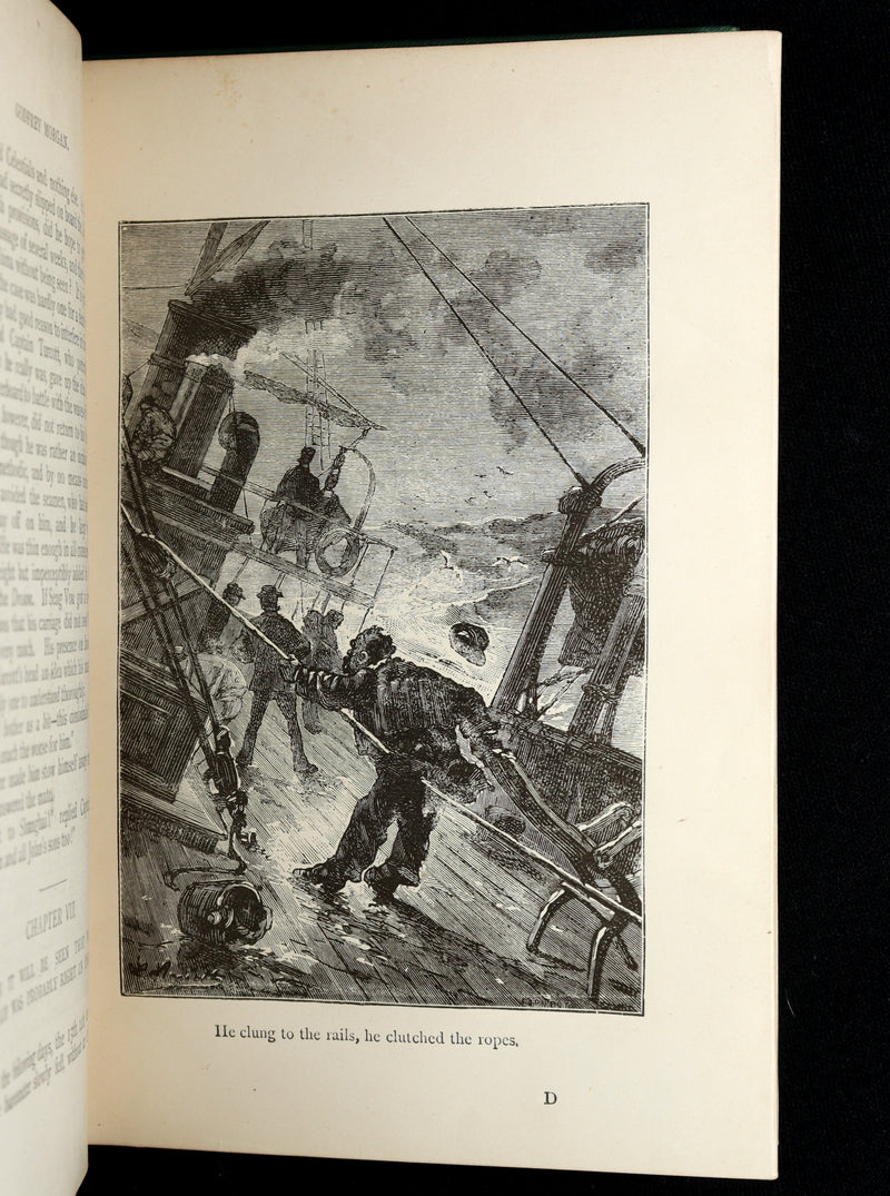 1885 Rare Book - Godfrey Morgan: A Californian Mystery by Jules Verne