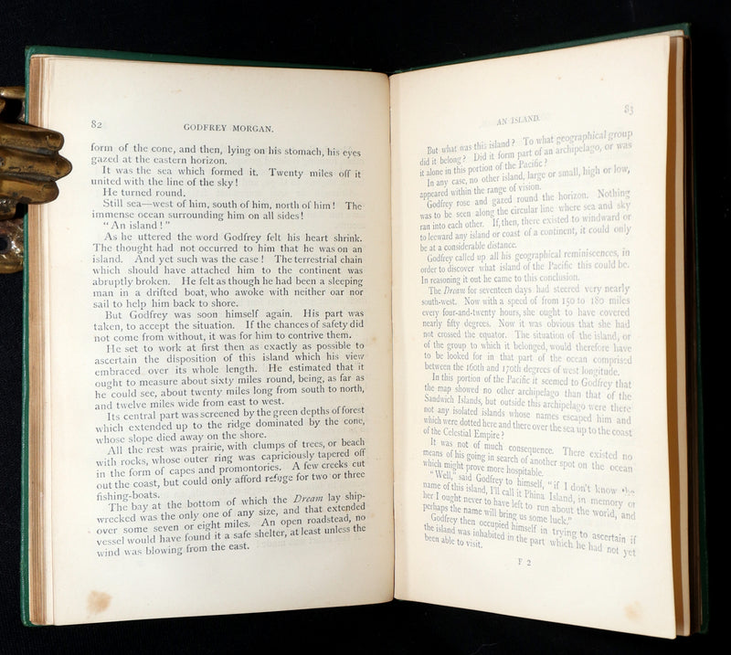 1885 Rare Book - Godfrey Morgan: A Californian Mystery by Jules Verne