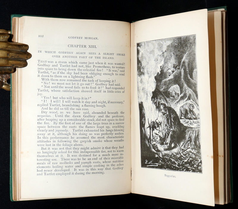 1885 Rare Book - Godfrey Morgan: A Californian Mystery by Jules Verne