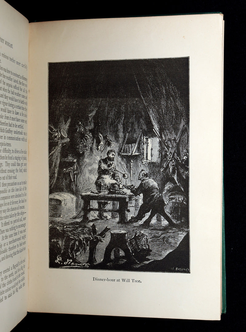 1885 Rare Book - Godfrey Morgan: A Californian Mystery by Jules Verne