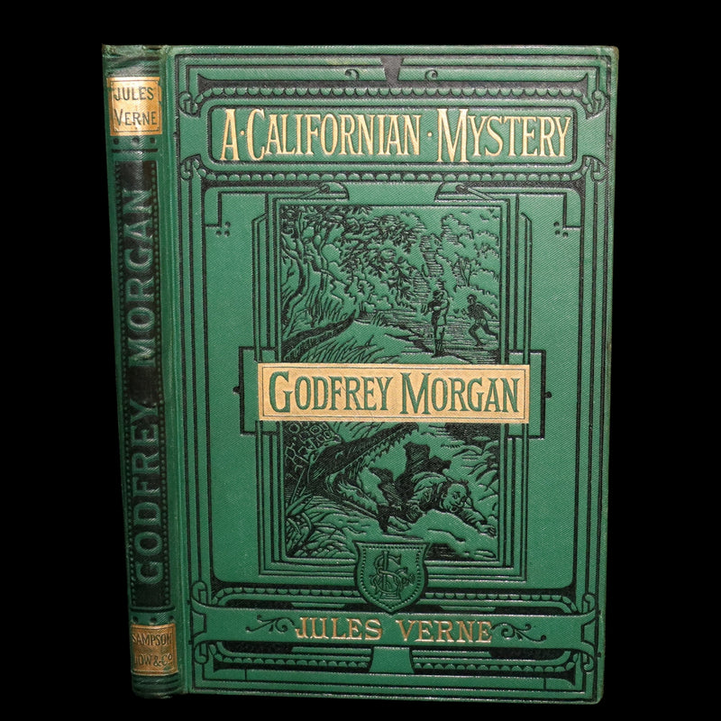 1885 Rare Book - Godfrey Morgan: A Californian Mystery by Jules Verne