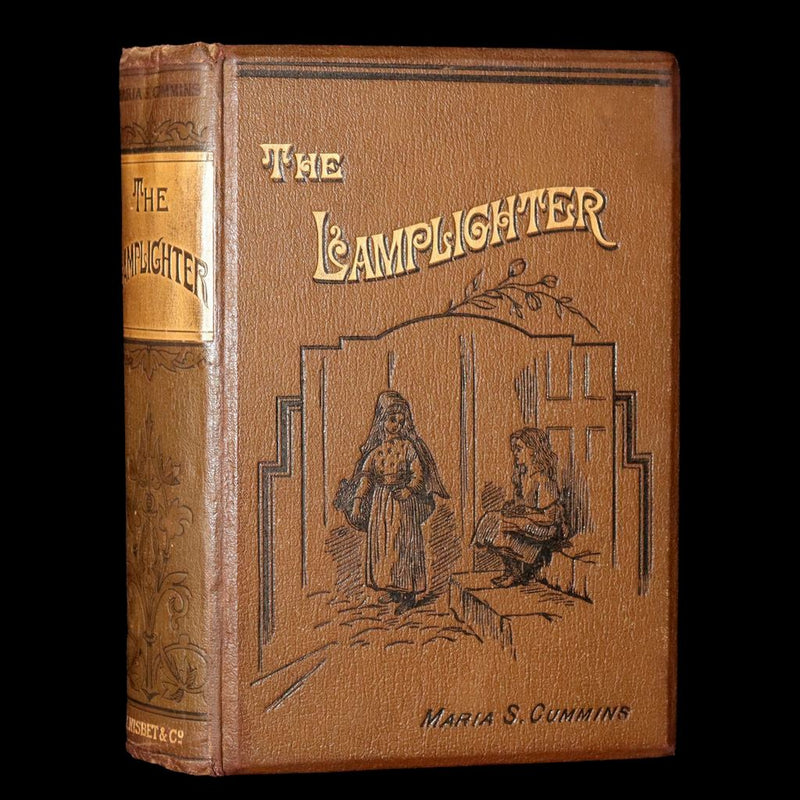 1880 Rare Victorian Book - The Lamplighter by Maria Susanna Cummins