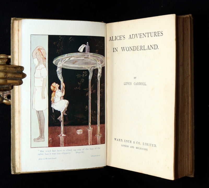 1920 Scarce Book - Alice's Adventures in Wonderland, frontis by Margaret Tarrant