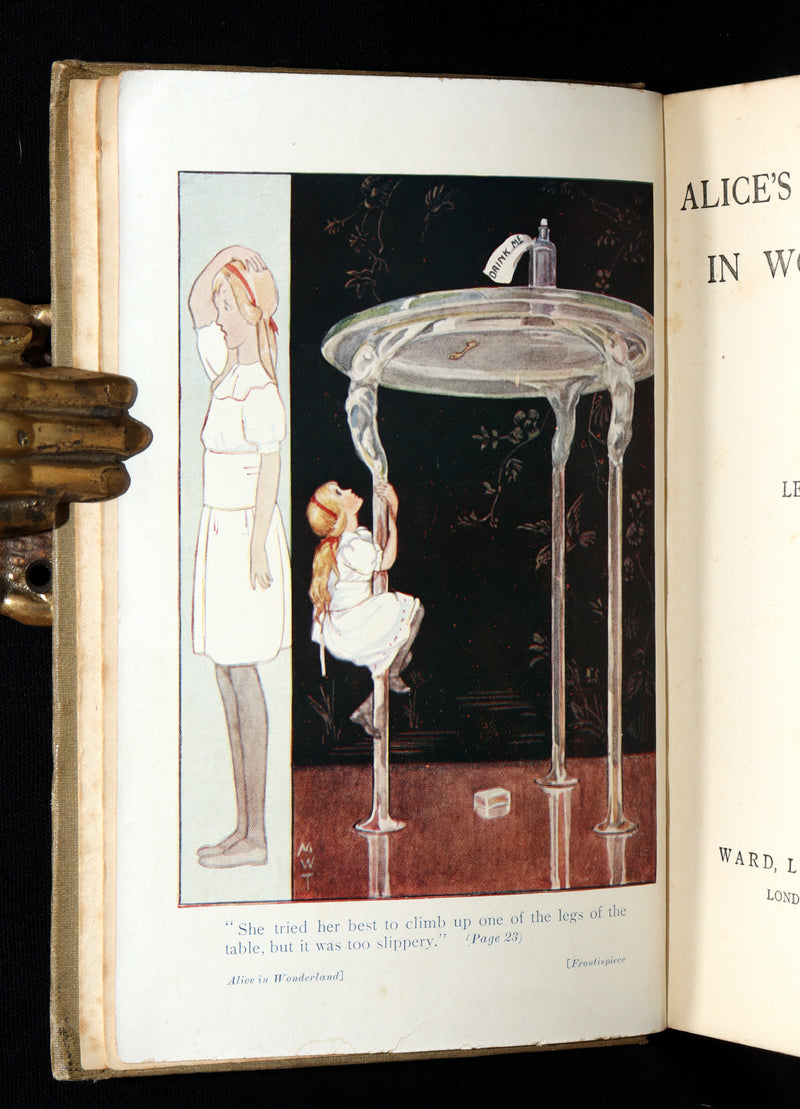 1920 Scarce Book - Alice's Adventures in Wonderland, frontis by Margaret Tarrant