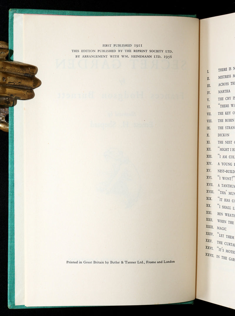 1956 First Illustrated Edition by Shepard - The Secret Garden by F.H. Burnett
