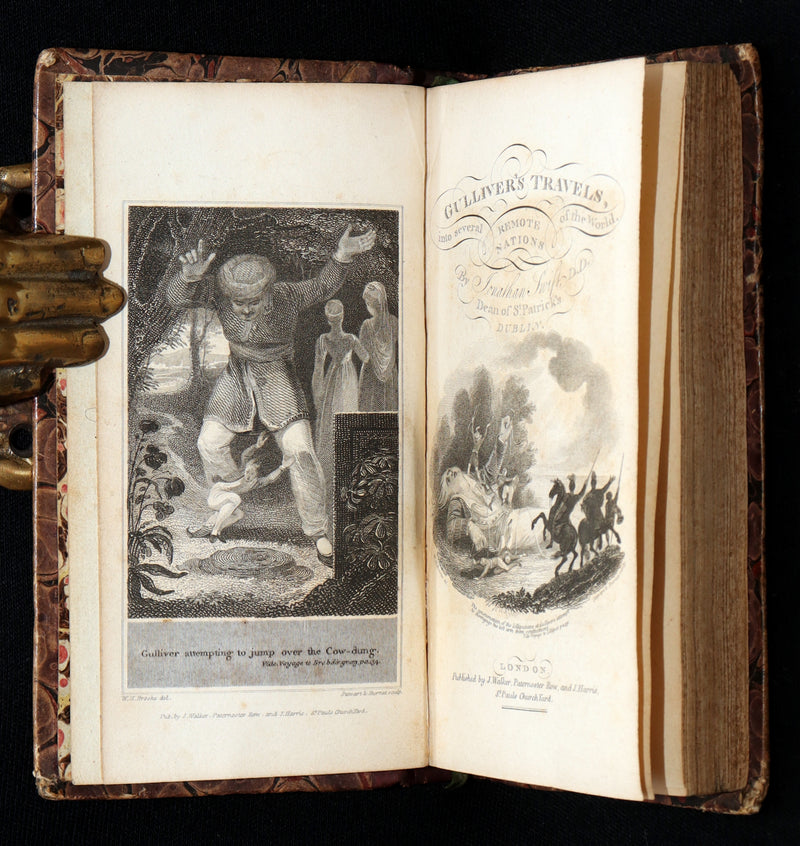 1808 Rare Book - Gulliver's Travels Into Several Remote Nations of the World