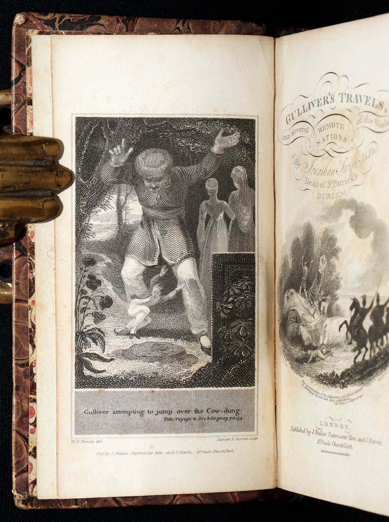 1808 Rare Book - Gulliver's Travels Into Several Remote Nations of the World
