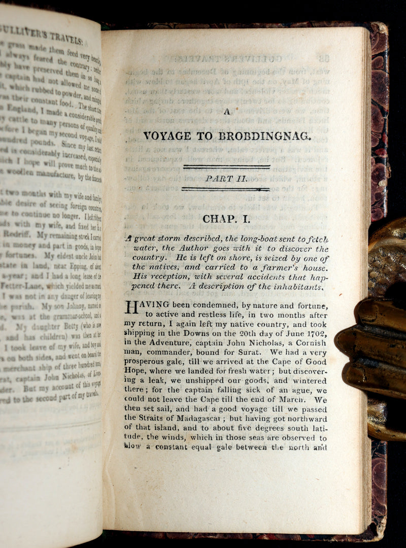 1808 Rare Book - Gulliver's Travels Into Several Remote Nations of the World