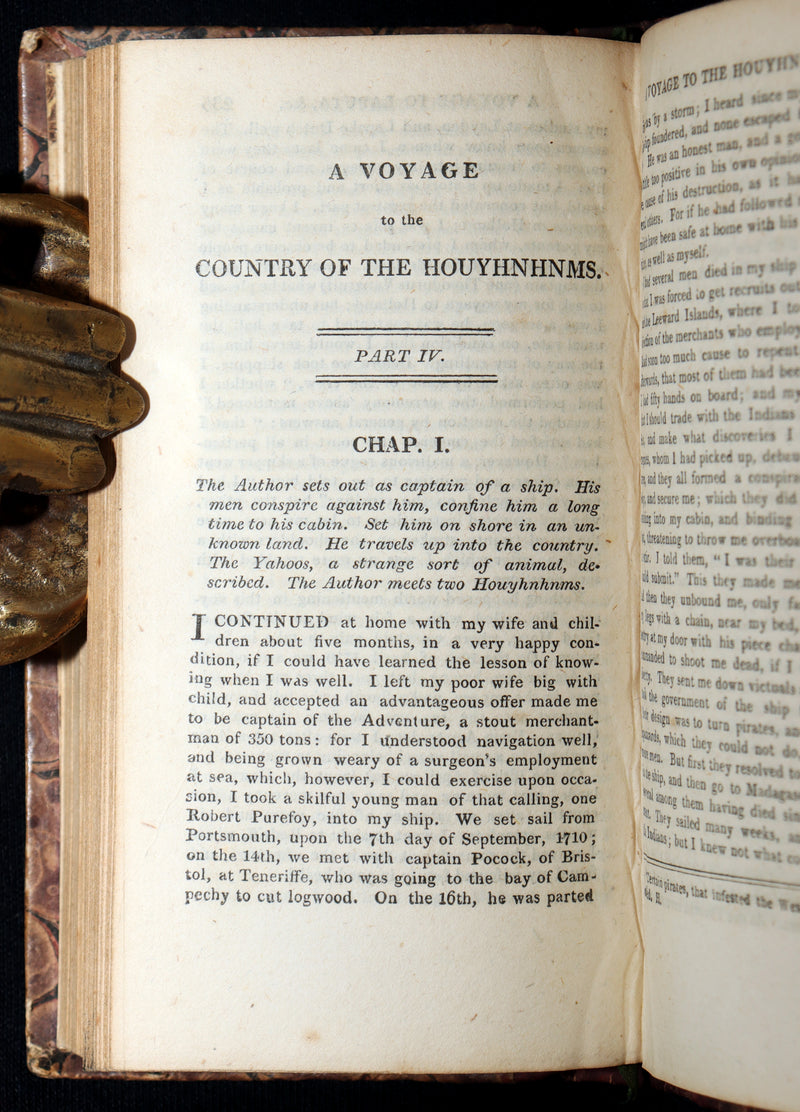 1808 Rare Book - Gulliver's Travels Into Several Remote Nations of the World