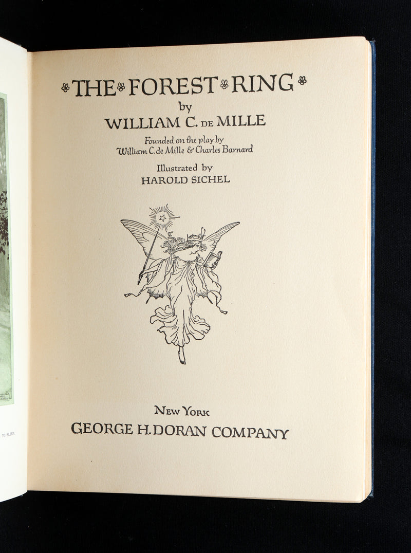 1914 Scarce First Edition - The Forest Ring by William C. De Mille, illustrated