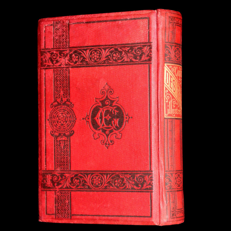 1890 Scarce Color French Book - Contes des Fees by Perrault, Fairy Tales