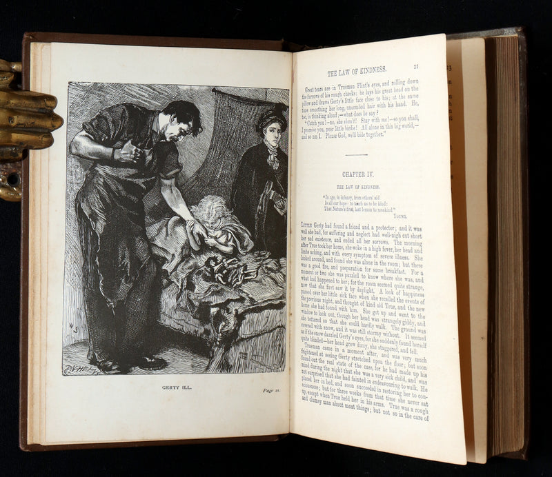 1880 Rare Victorian Book - The Lamplighter by Maria Susanna Cummins