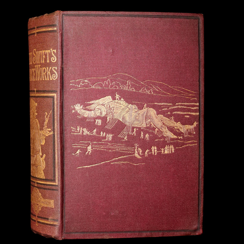 1876 Rare Book - Gulliver’s Travels and Others Works by Jonathan Swift