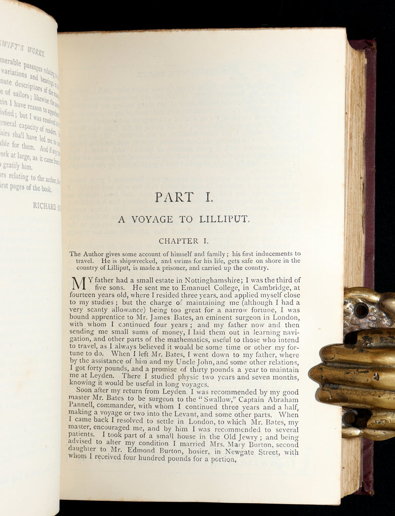 1876 Rare Book - Gulliver’s Travels and Others Works by Jonathan Swift