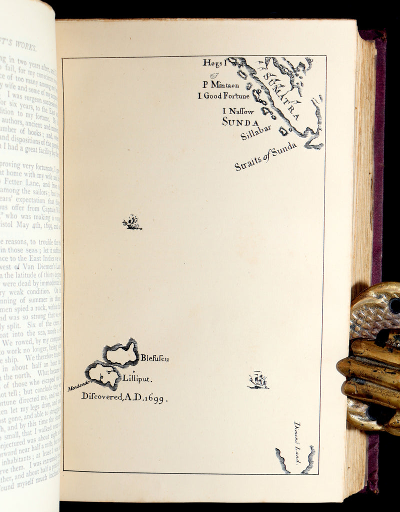 1876 Rare Book - Gulliver’s Travels and Others Works by Jonathan Swift