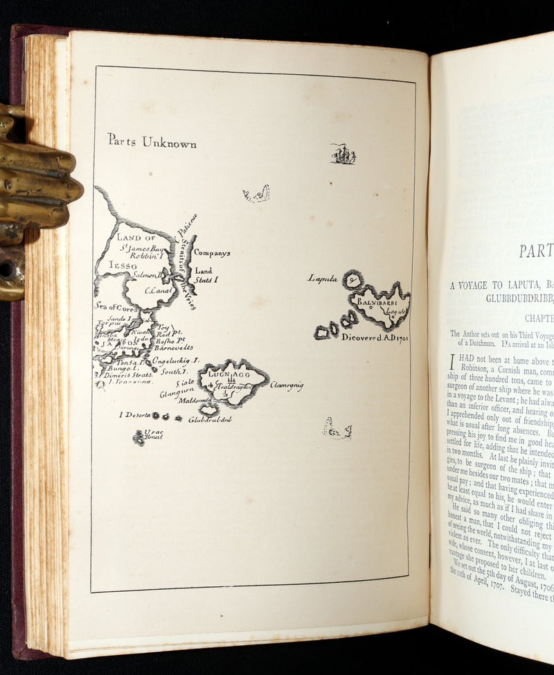 1876 Rare Book - Gulliver’s Travels and Others Works by Jonathan Swift