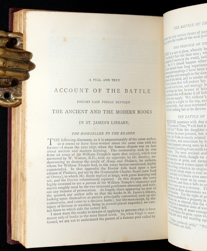 1876 Rare Book - Gulliver’s Travels and Others Works by Jonathan Swift