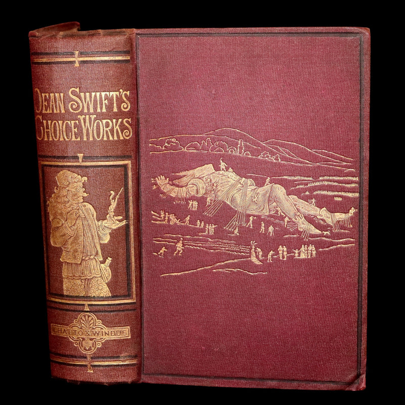 1876 Rare Book - Gulliver’s Travels and Others Works by Jonathan Swift