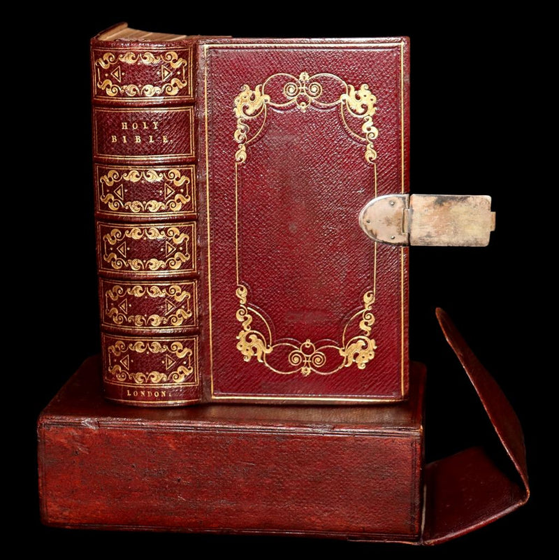 1814 Rare Book with Box- The Holy Bible Containing the Old Testament and the New