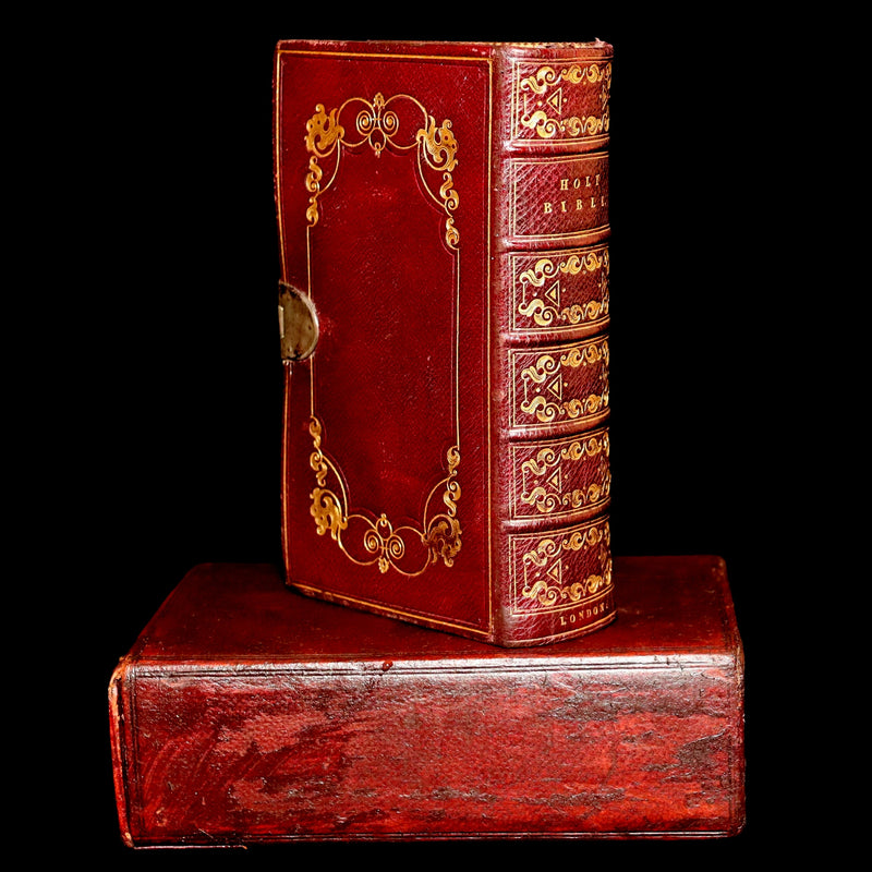 1814 Rare Book with Box- The Holy Bible Containing the Old Testament and the New