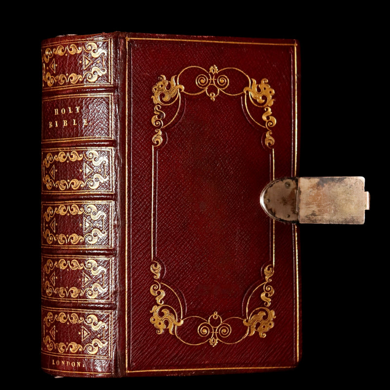 1814 Rare Book with Box- The Holy Bible Containing the Old Testament and the New