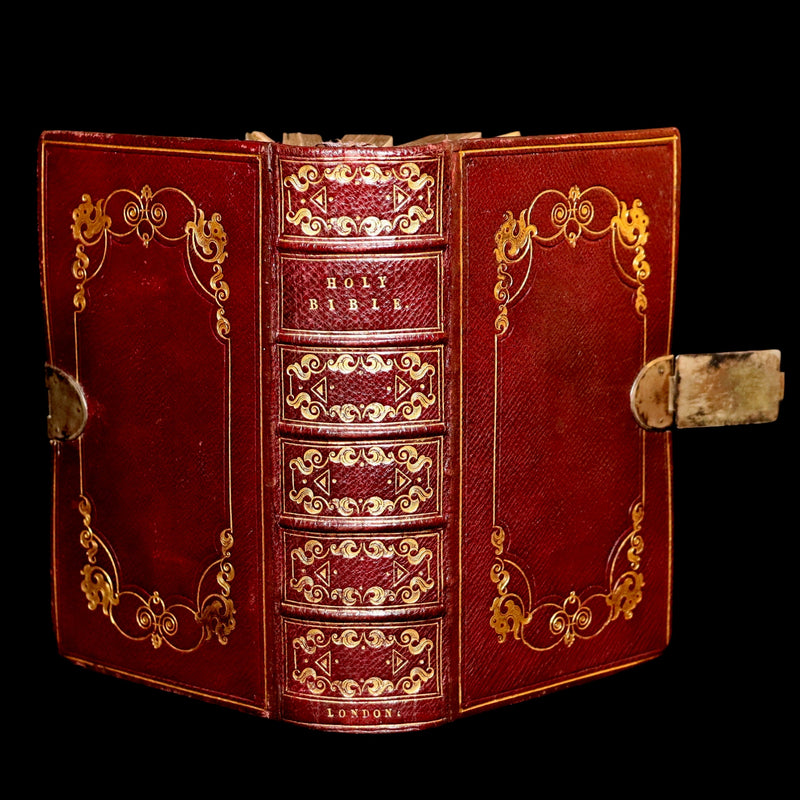 1814 Rare Book with Box- The Holy Bible Containing the Old Testament and the New