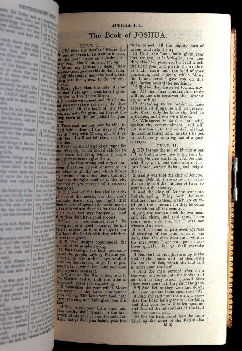 1814 Rare Book with Box- The Holy Bible Containing the Old Testament and the New