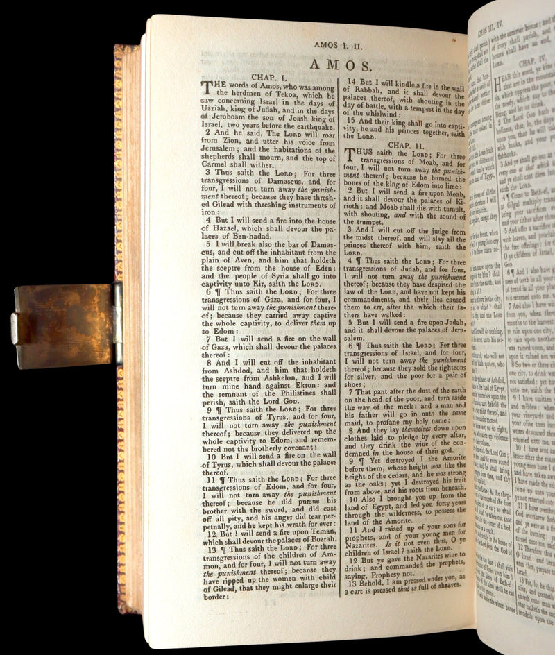 1814 Rare Book with Box- The Holy Bible Containing the Old Testament and the New