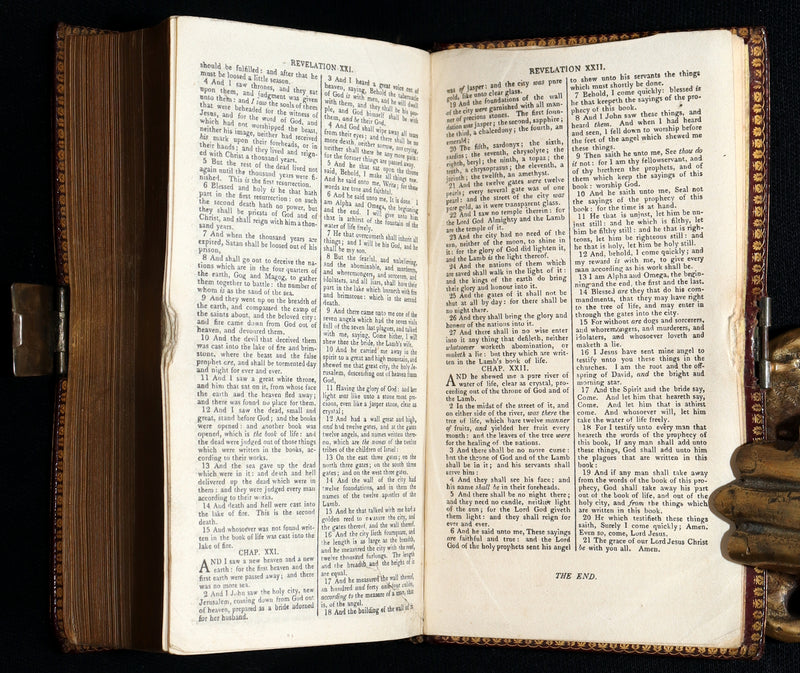 1814 Rare Book with Box- The Holy Bible Containing the Old Testament and the New