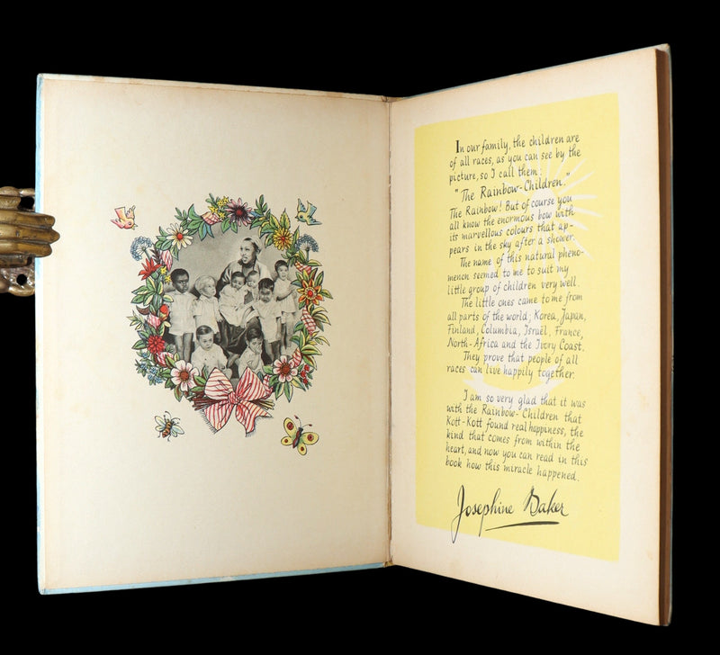 1957 Rare  Signed First English Edition- The Rainbow Children by Josephine Baker