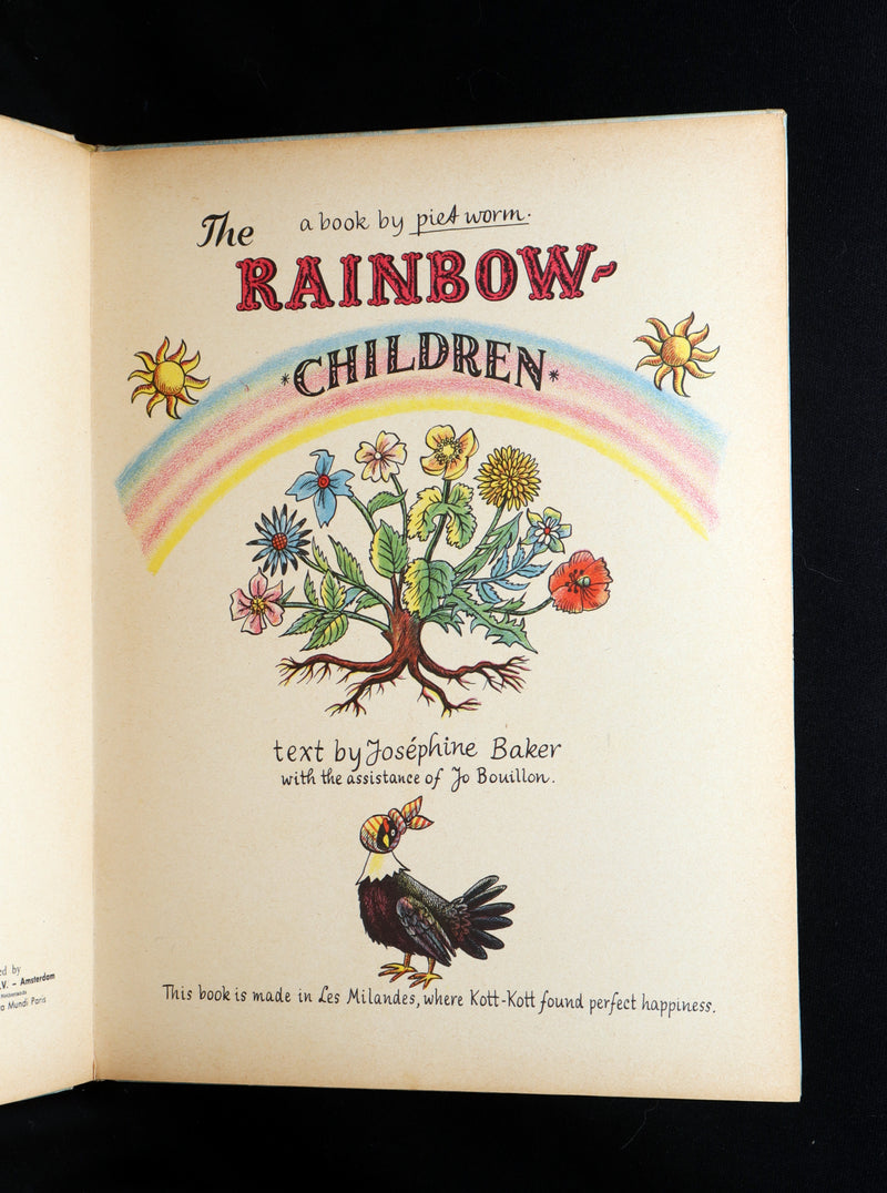 1957 Rare  Signed First English Edition- The Rainbow Children by Josephine Baker