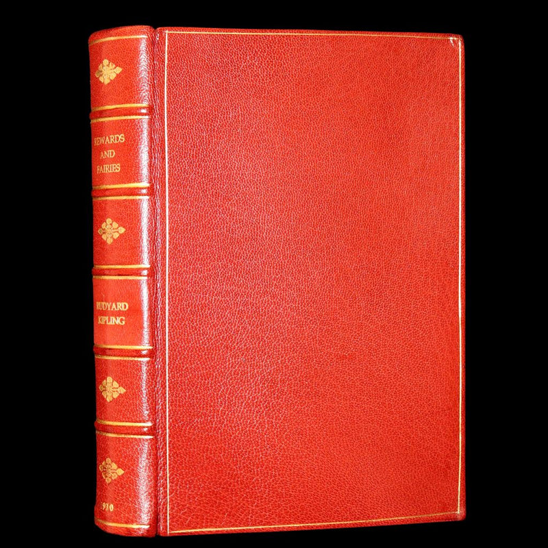 1910 Rare First Edition - Rewards and Fairies with IF poem by Rudyard Kipling