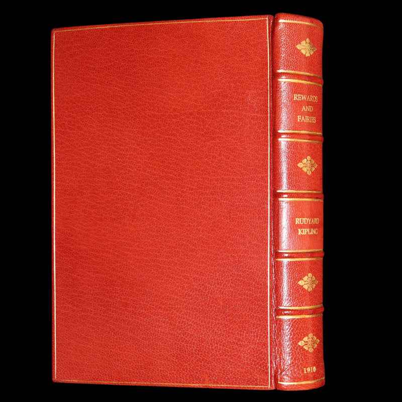 1910 Rare First Edition - Rewards and Fairies with IF poem by Rudyard Kipling