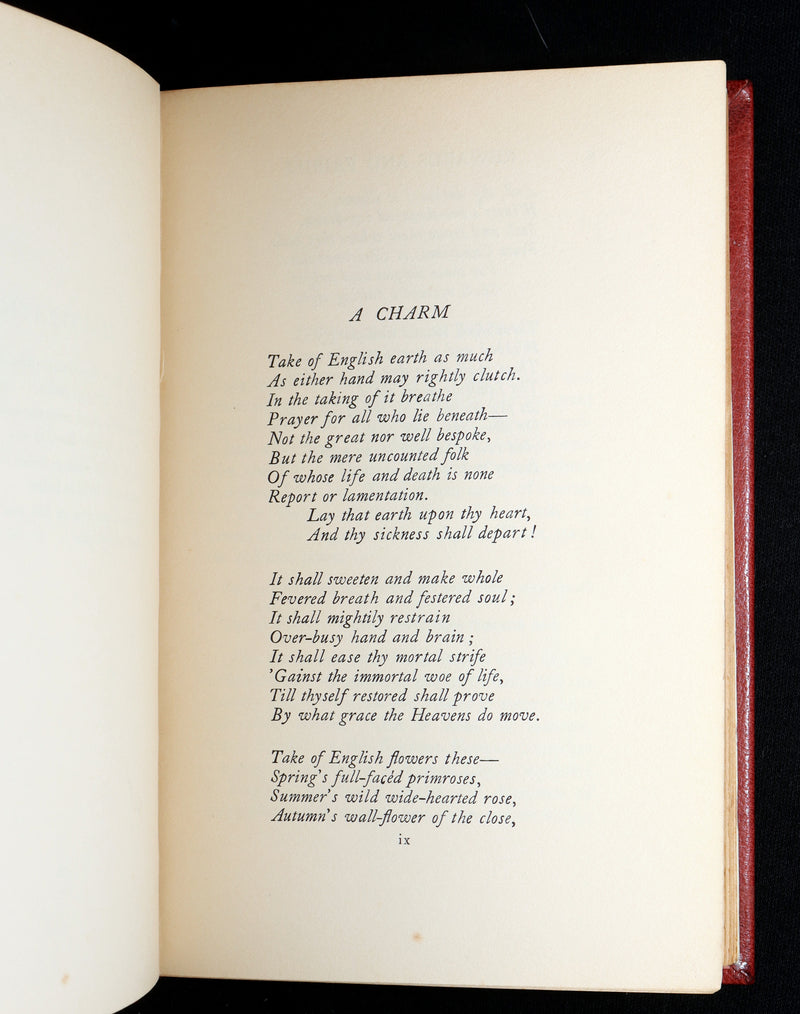 1910 Rare First Edition - Rewards and Fairies with IF poem by Rudyard Kipling